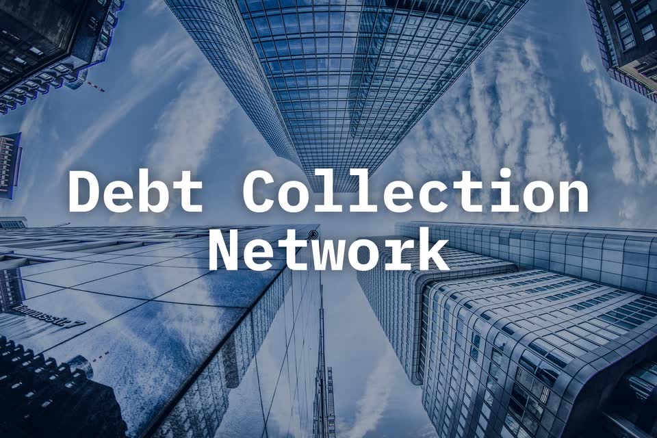 Thumbnail image of the DebtCollectionNetwork website, a platform for debt collection support and attorney referrals.